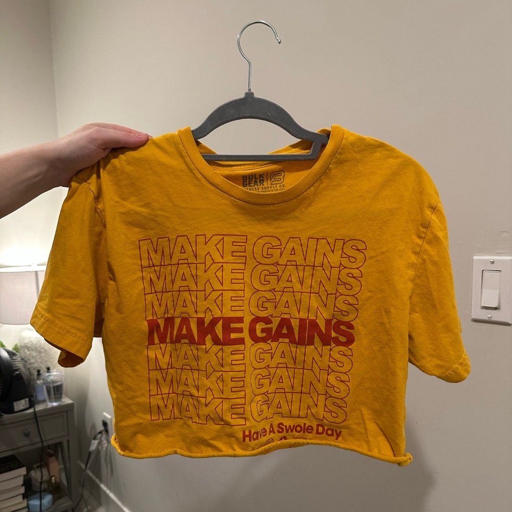 Yellow Muscle Tee